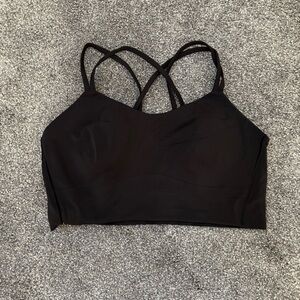 Lululemon sz 14 Like a cloud long line bra black b/c cup